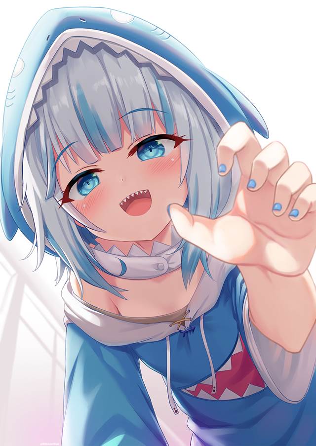 Hololive, 噶呜·古拉, 虚拟主播, Virtual YouTuber 10000+ bookmarks