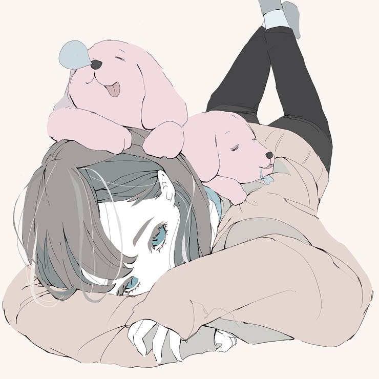 超可爱的小狗动物插画图片，养一只吧快