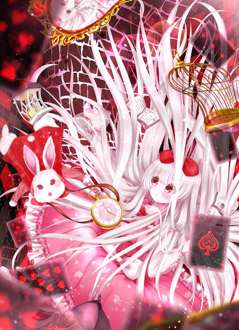 原创, 女孩子, 白化症, 爱丽丝梦游仙境, 洛丽塔