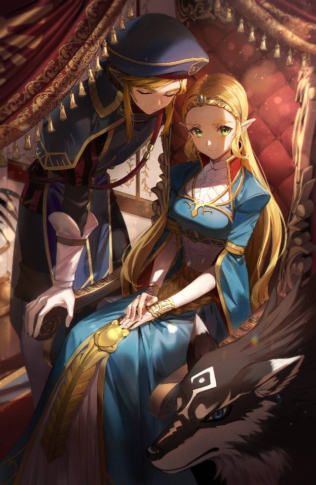 旷野之息, 塞尔达传说, 林克, 塞尔达, Wolf Link, 林克×塞尔达, The Legend of Zelda 5000+ bookmarks, 塞尔达公主