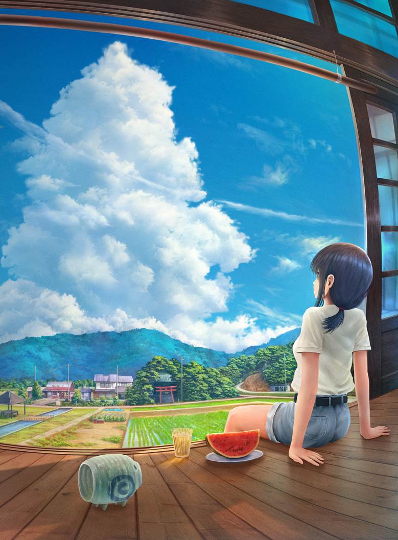 夏|タミっ子的pixiv云层插画图片