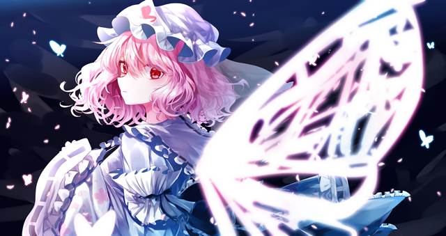东方Project,西行寺幽幽子,东方LostWordイラコン图片