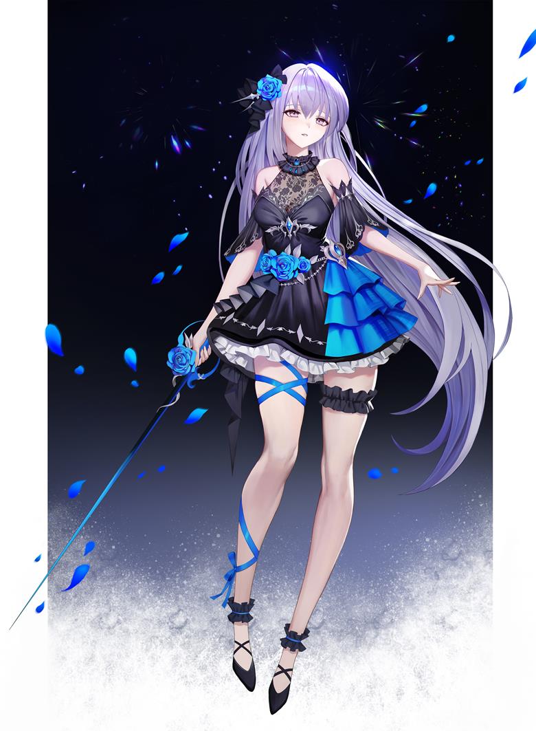 original, girl, creation, illustration, original character, see-through, black dress, original 10000+ bookmarks