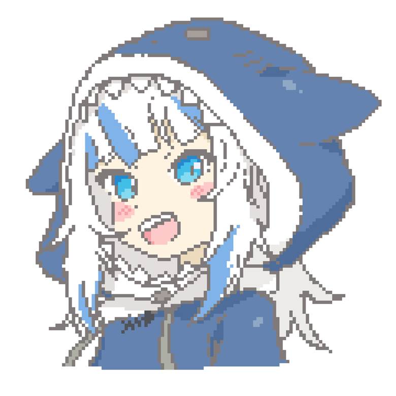 pixel art, virtual YouTuber