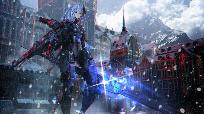 Punishing: Gray Raven, Rosetta, beautiful girl, space, young girl, science fiction, 插画, Punishing: Gray Raven Fanart, 机娘