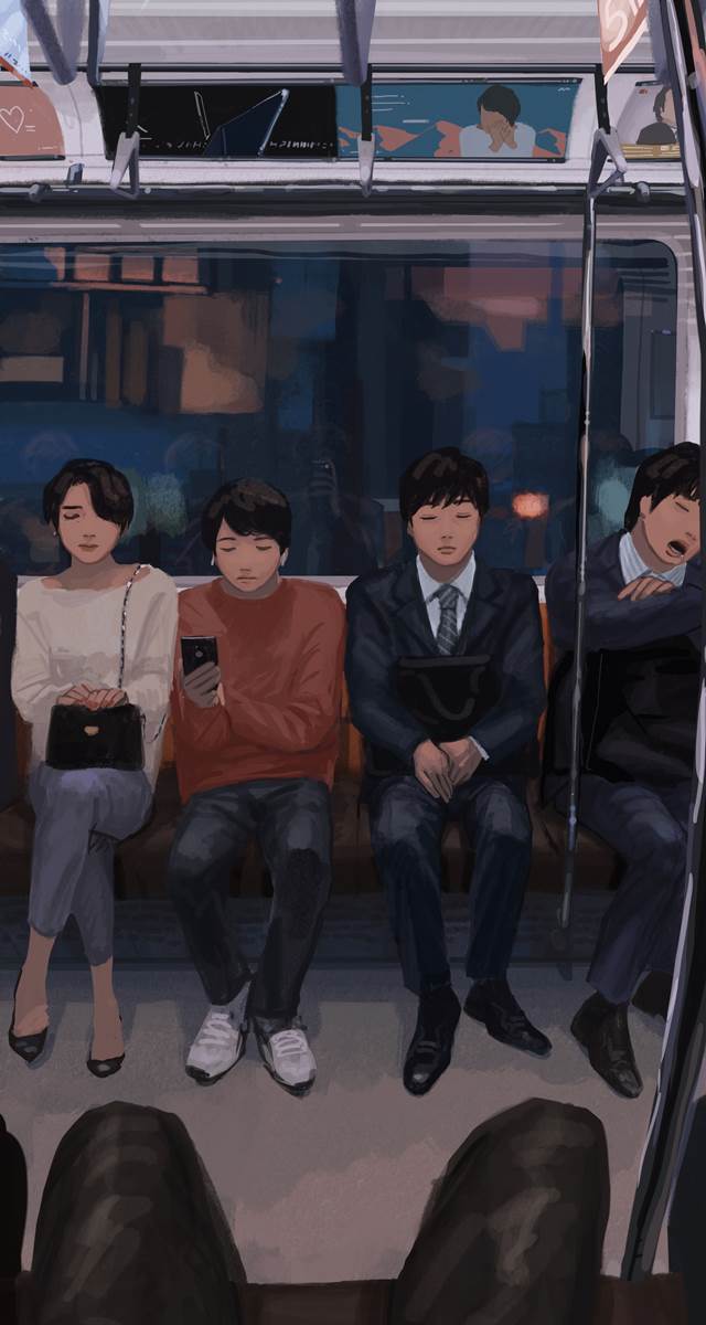 おっさんずラブ,电车内,西装图片