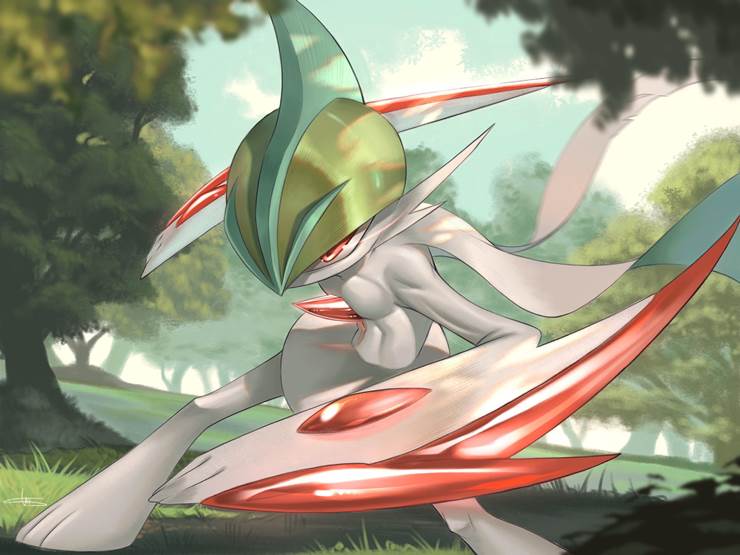 cool, 原创, 二次创作, Mega Evolution, Mega Gallade, 艾路雷朵, 精灵宝可梦