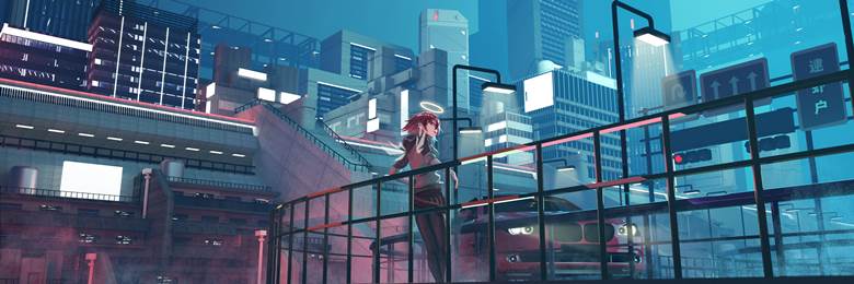 逮虾户|四比三树的pixiv风景插画图片