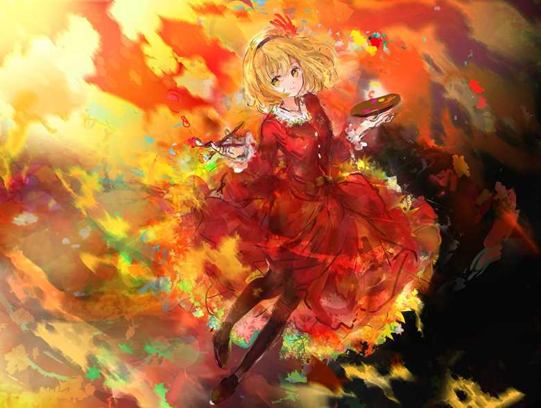 Touhou, shizuha aki, autumn leaves, beautiful, Touhou Project 1000+ bookmarks, too wonderful