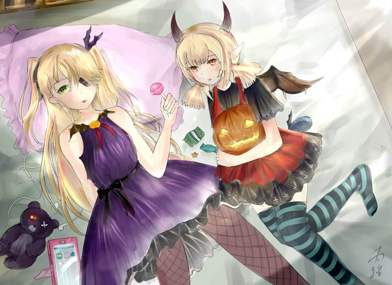 Genshin Impact, 菲谢尔（原神）, 菲谢尔, 可莉（原神）, 可莉, 万圣节, 动画, 洛丽塔, young girl