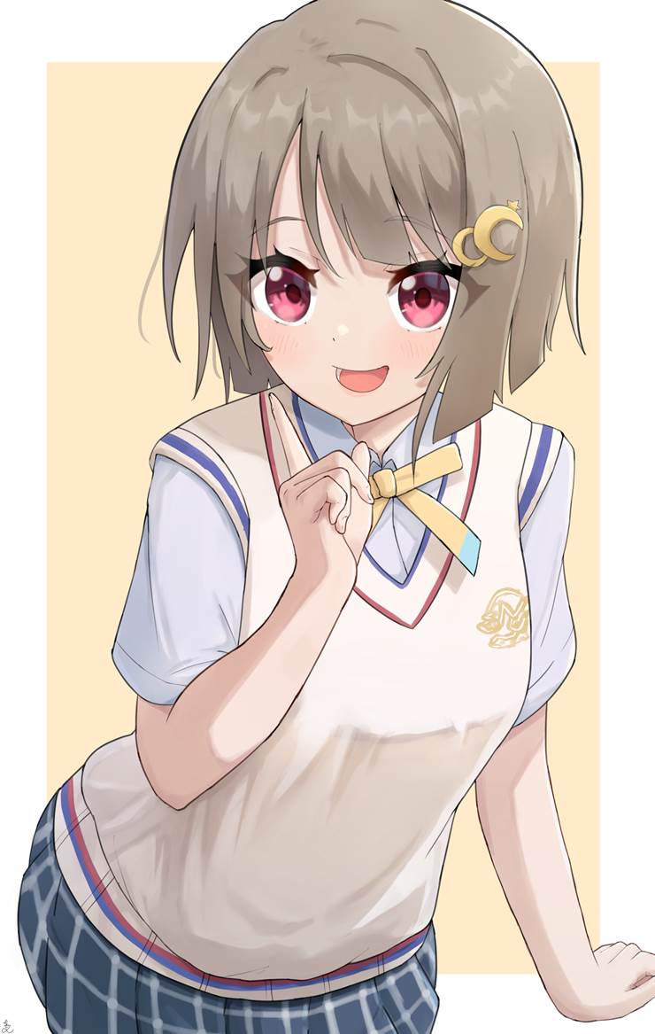 中须かすみ|插画师ちで之的中须霞插画图片