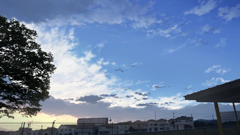 风景, sky, background, 黄昏, 夕阳, 云, Original 500+ bookmarks