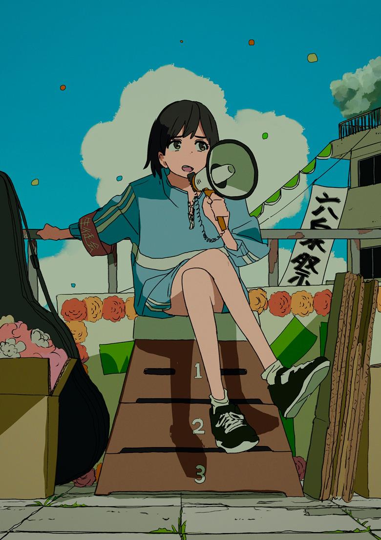 原创, 女孩子, 原创, 插画, 风景, 品味优雅, jersey, sneakers
