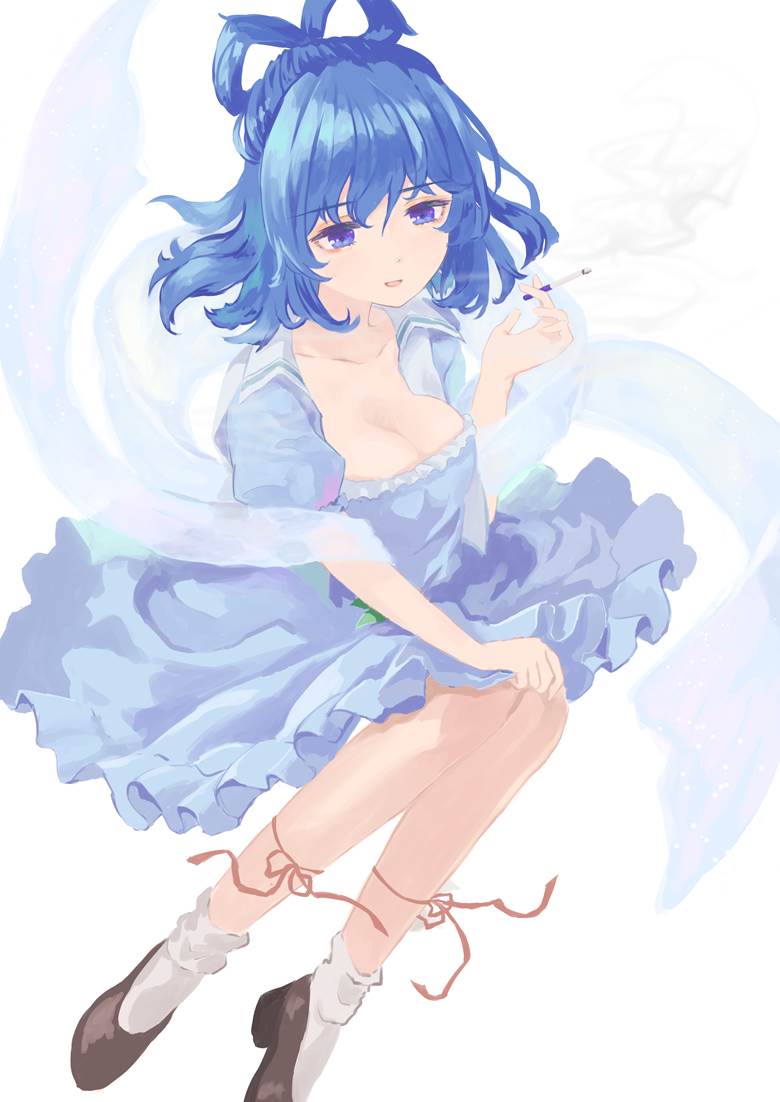 东方, 香烟, tobacco, seiga kaku, Seiga Nyan Nyan, girl smoking, Touhou Project 100+ bookmarks