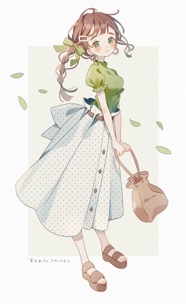 清新脱俗的穿凉鞋的女孩子P站投稿美图