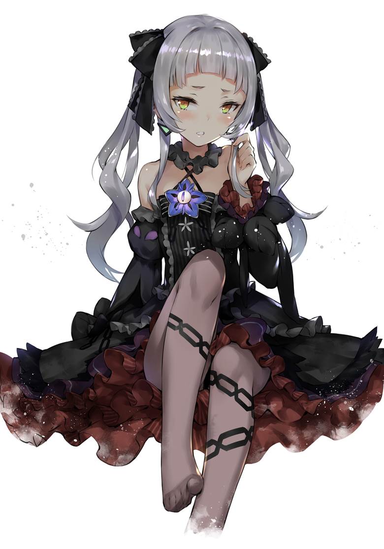 紫咲诗音, 裤袜, Hololive, 虚拟youtuber, 哥特萝莉