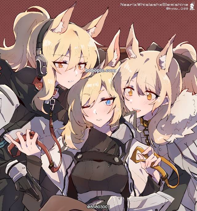 一张百合,鞭刃,明日方舟,瑕光,临光绘画图片