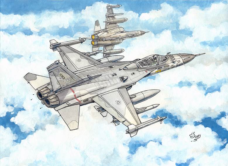 original, illustration, taiwan, 空军, 战斗机, background, 风景