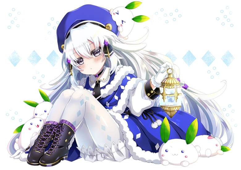 original, rabbit, snow rabbit, long white hair, creation, gloves, drawers