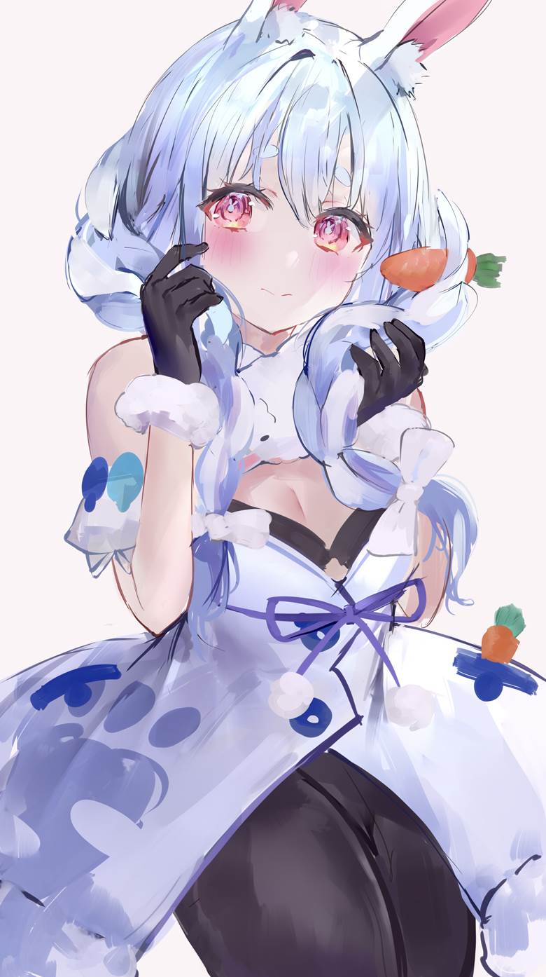 Hololive, Usada Pekora, 虚拟youtuber, 兔女郎, bunny ears, 黑丝袜