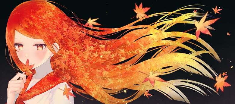 红叶|MOフ的秋天美景插画图片