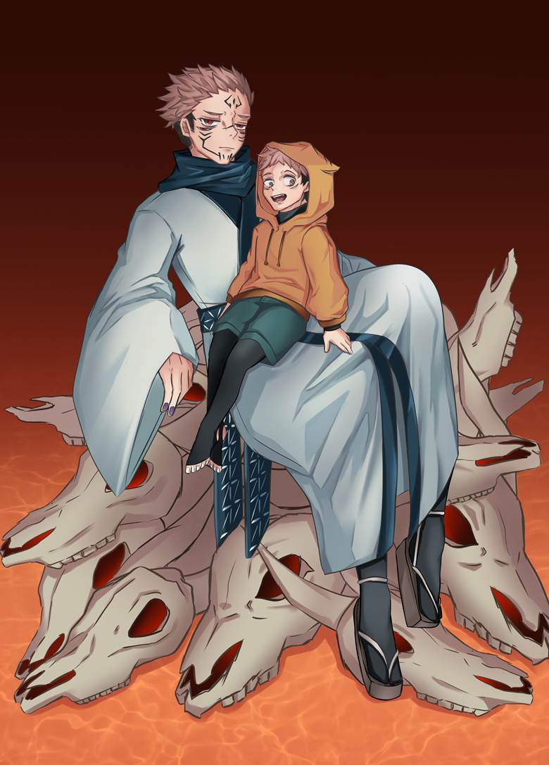 Jujutsu Kaisen, 两面宿傩×虎杖悠仁, Sukuna, Yuji Itadori