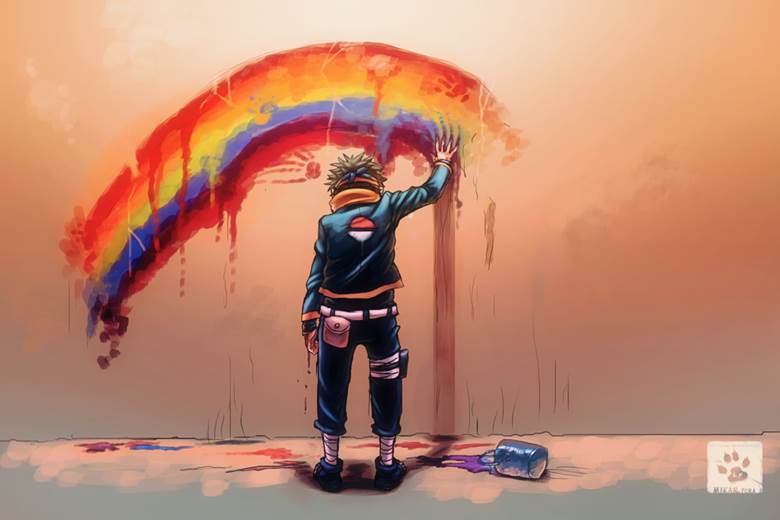 Rainbow|SrDark的火影忍者插画图片