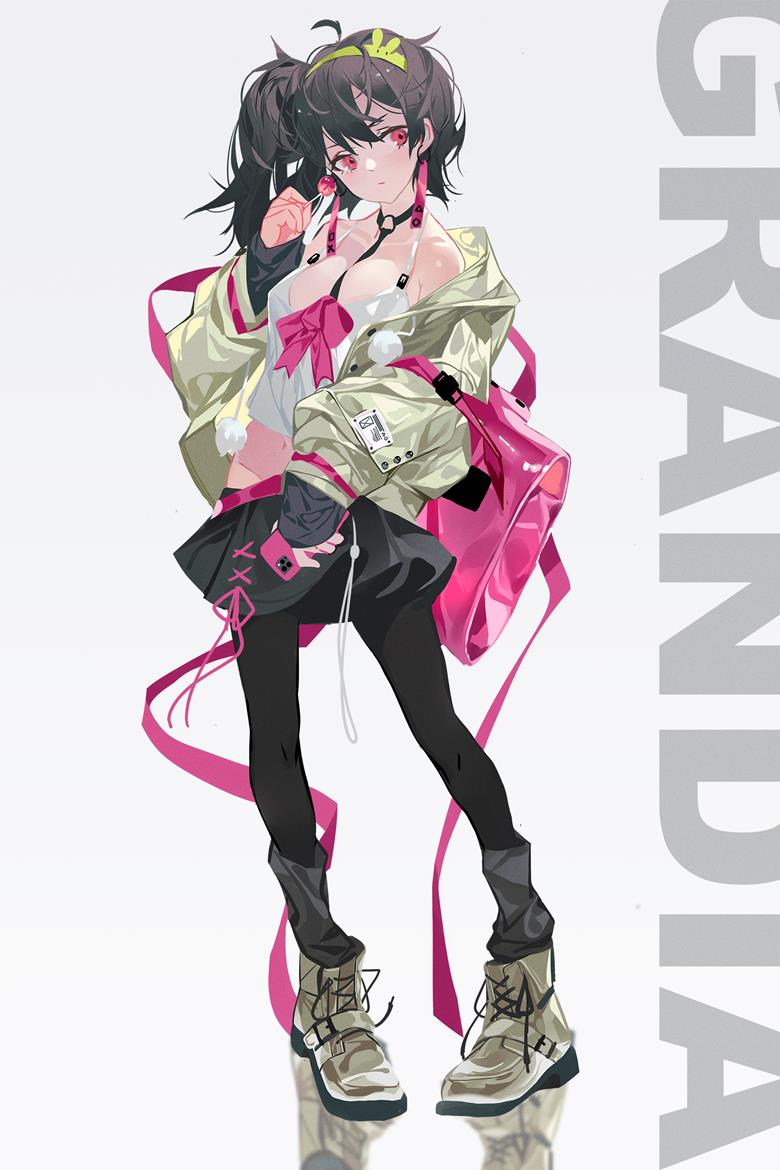 girl, lollipop, necktie between breasts, original 5000+ bookmarks, side tail