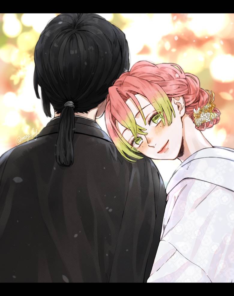 Demon Slayer: Kimetsu no Yaiba, Mitsuri Kanroji, Obanai Iguro, ObaMitsu, Demon Slayer: Kimetsu no Yaiba 1000+ bookmarks