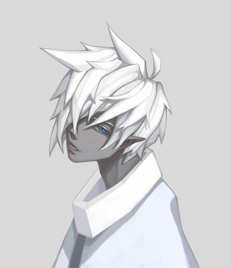 character, impasto, painting, practice, drawing on board, avatar, Sky: Children of the Light