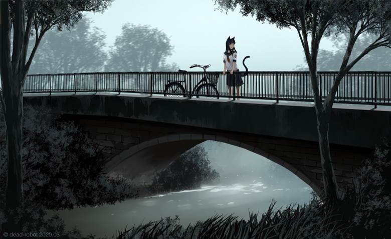 bridge|dead-robot的Pixiv风景插画图片