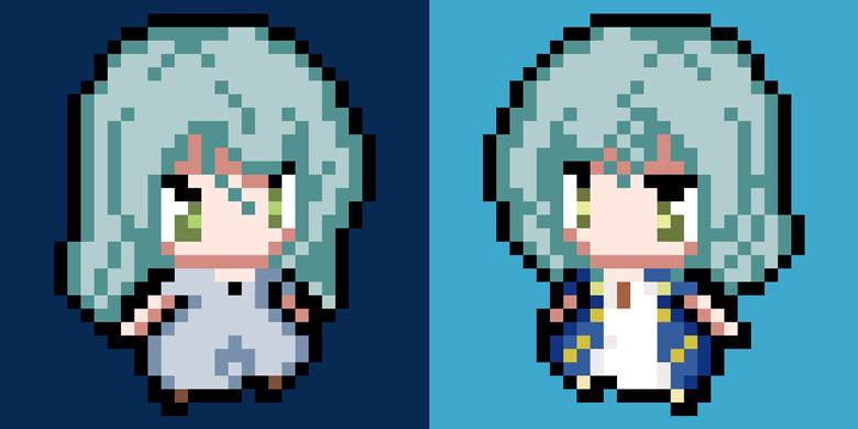 BanG Dream!, 冰川纱夜, 冰川日菜, 冰川姐妹（BanG Dream!）, 点阵图