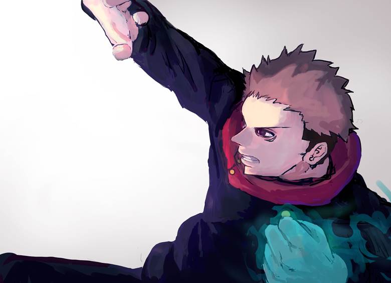 咒术回战:虎杖悠仁|beef的咒术回战插画图片