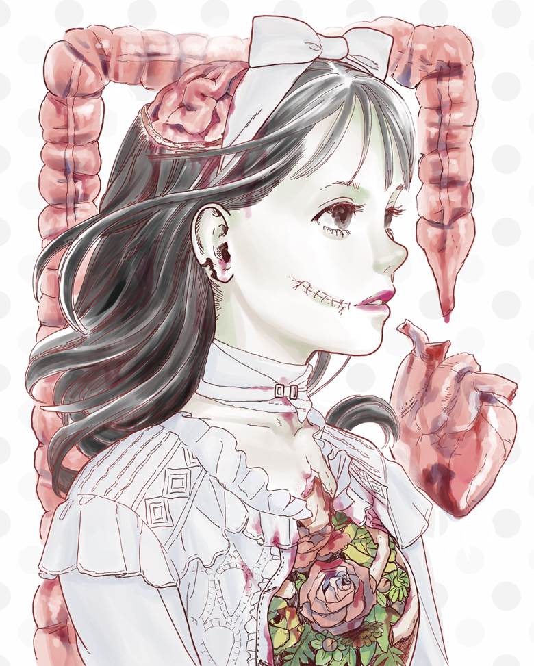original, creation, girl, horror, zombie, zombie girl, gothic lolita, lolita, Original 100+ bookmarks