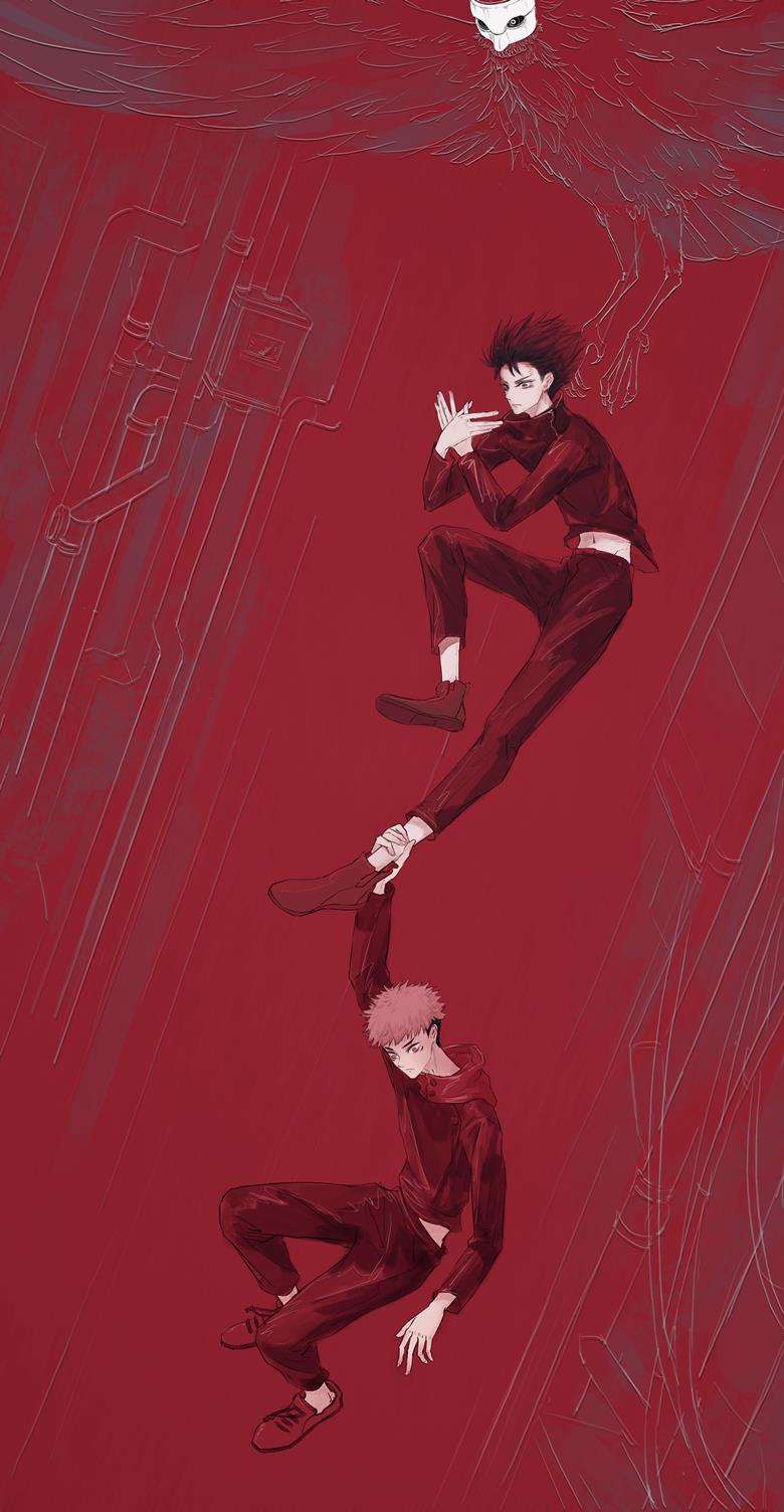 Jujutsu Kaisen, Jujutsu Kaisen, 伏黑惠, Yuji Itadori, 伏黑惠×虎杖悠仁