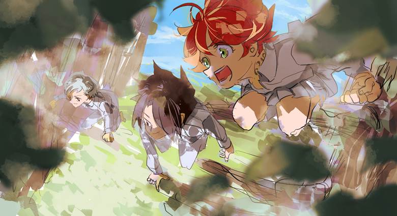 The Promised Neverland, Emma (The Promised Neverland), Norman (The Promised Neverland), ray