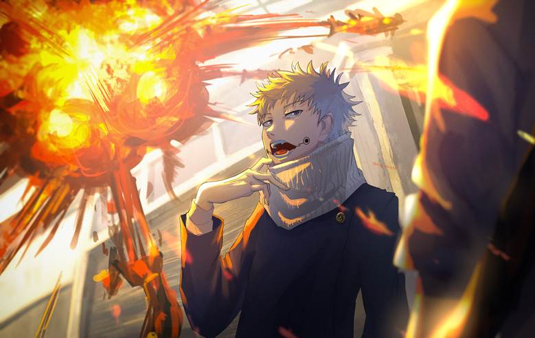 Jujutsu Kaisen, Toge Inumaki, Yuta Okkotsu, Jujutsu Kaisen 100+ bookmarks