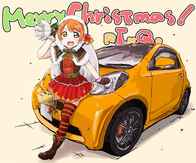 メリークリスマス金曜凛ちゃんりんりんりん|まるよ的汽车插画图片
