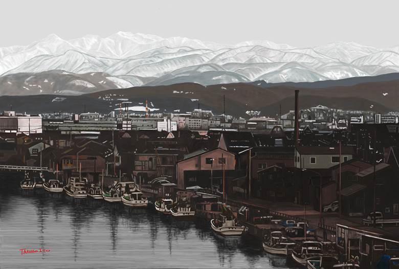 mountain, winter, 风景, Toyama Prefecture