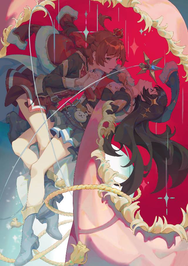 Revue Starlight, 太美了, 少女☆歌剧 Revue Starlight, 恋光, 神乐光, 爱城华恋, yuri, 少女☆歌剧 Revue Starlight 1000收藏