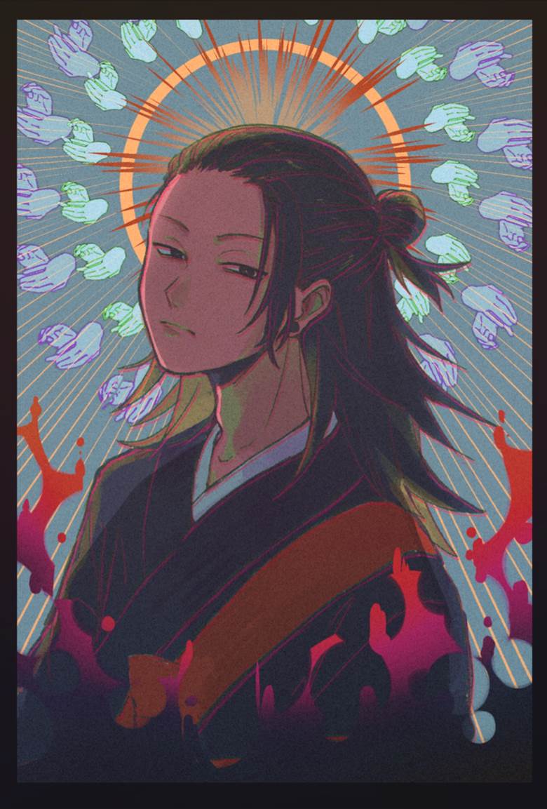 夏油小渡的咒术回战插画图片