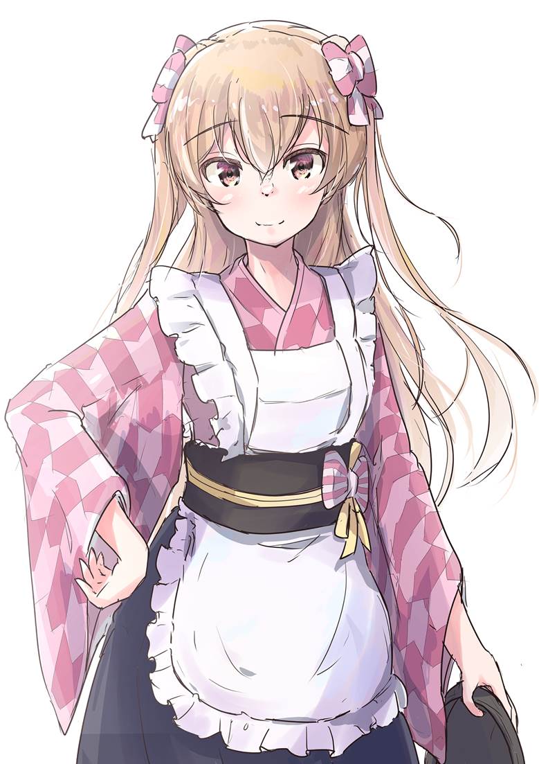 Kancolle, Kantai Collection, Johnston (Kantai Collection), Japanese-style maid, Kantai Collection 100+ bookmarks, Johnston