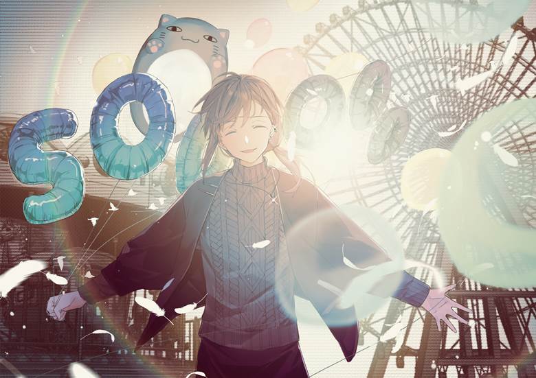 男孩子, 叶（彩虹社Gamers）, 彩虹社, 叶二创, amusement park, 气球, Virtual YouTuber 1000+ bookmarks