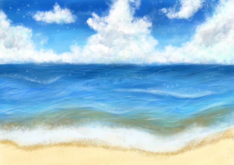 海にて|菊王丸的pixiv云层插画图片