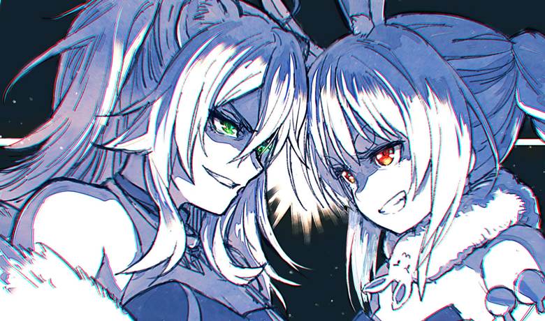 虚拟主播, Hololive, 狮白牡丹, Usada Pekora, bunny ears, 兽耳, 兔女郎, Virtual YouTuber 1000+ bookmarks