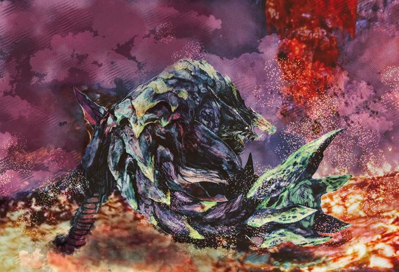 猛り爆ぜるブラキディオス|NOライス的怪物猎人插画图片