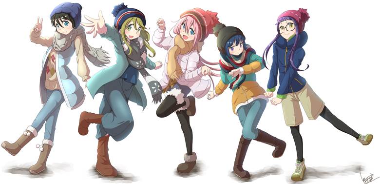 ゆるキャンseason2 スタート|ともりつかさ的摇曳露营插画图片