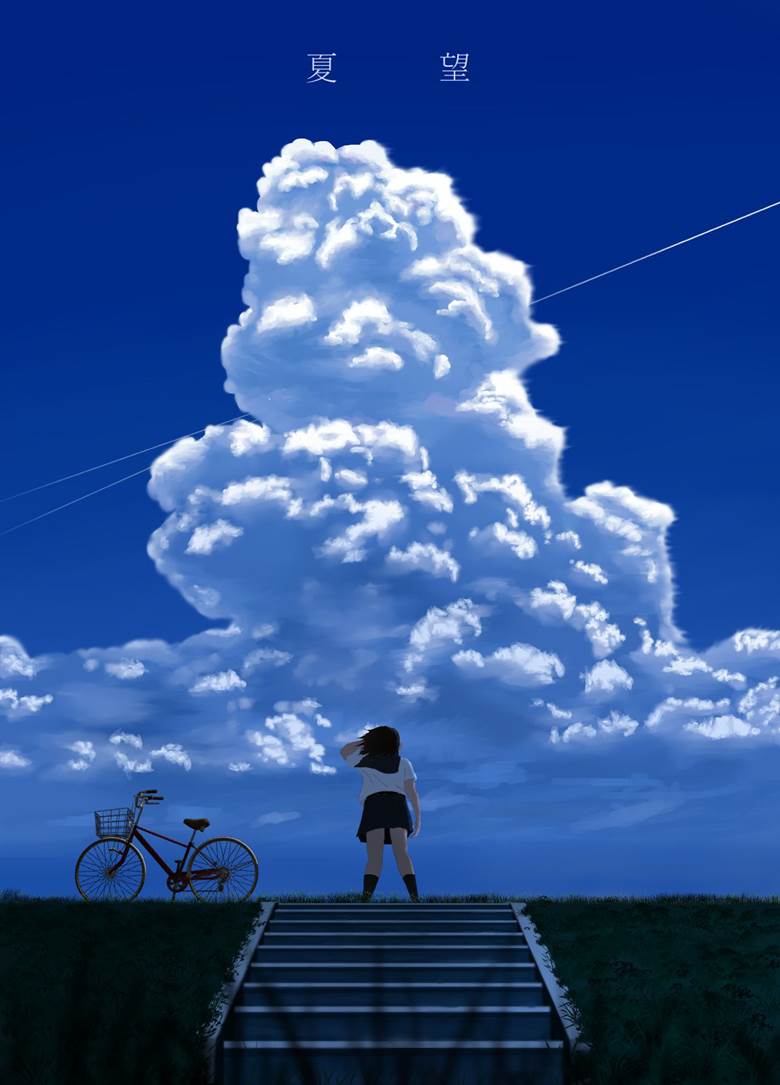 积雨云, 云, 积雨云, 蓝天, 夏日天空, 夏天, background, 风景, 原创, 原创