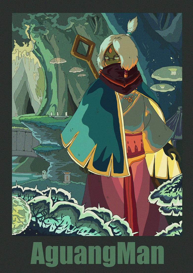 Sky: Children of the Light, paper cut art, oshinagaki, circle cut, illustration