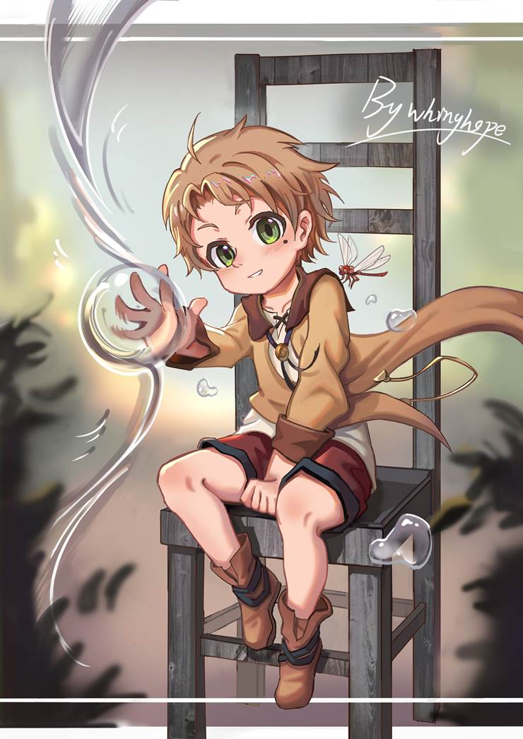 Rudeus Greyrat, Mushoku Tensei, 正太, 男孩子, young boy, 六面世界物语